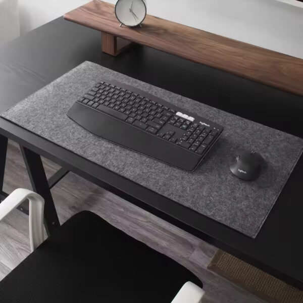 XXL Large Gaming Mouse Pad – Non-Slip Wool Felt Desk Mat for Computer, Keyboard & Laptop | Ultimate Comfort & Style