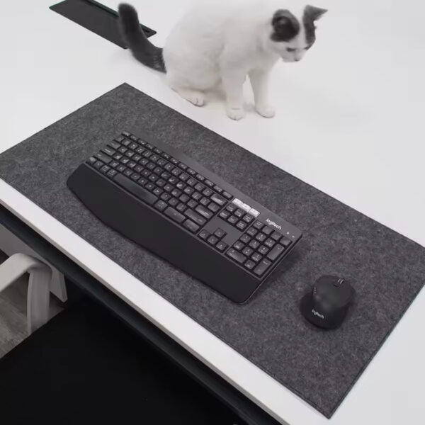 XXL Large Gaming Mouse Pad – Non-Slip Wool Felt Desk Mat for Computer, Keyboard & Laptop | Ultimate Comfort & Style
