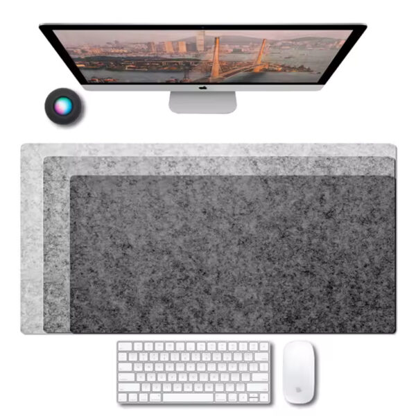 XXL Large Gaming Mouse Pad – Non-Slip Wool Felt Desk Mat for Computer, Keyboard & Laptop | Ultimate Comfort & Style