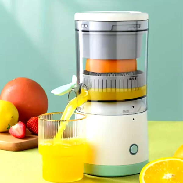 1PC USB Rechargeable Electric Juicer – Wireless Citrus Lemon Juicer & Fruit Blender | Automatic Fresh Juice Maker